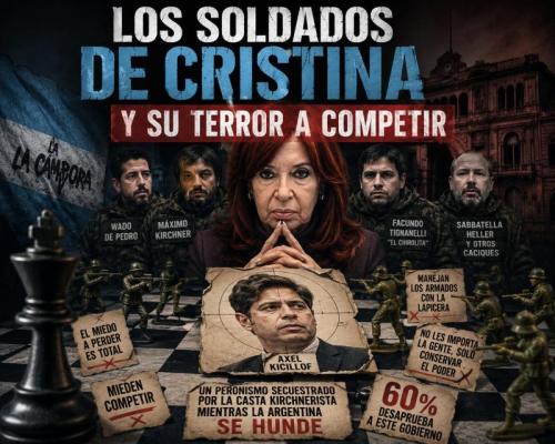 Los soldados de Cristina y su terror a competir